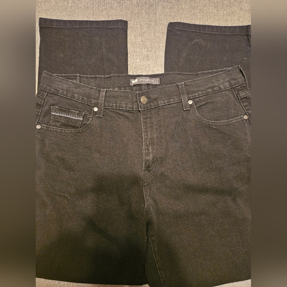 Men's Levi 505 Straight Leg Black Jeans 33x30 - Picture 7 of 8